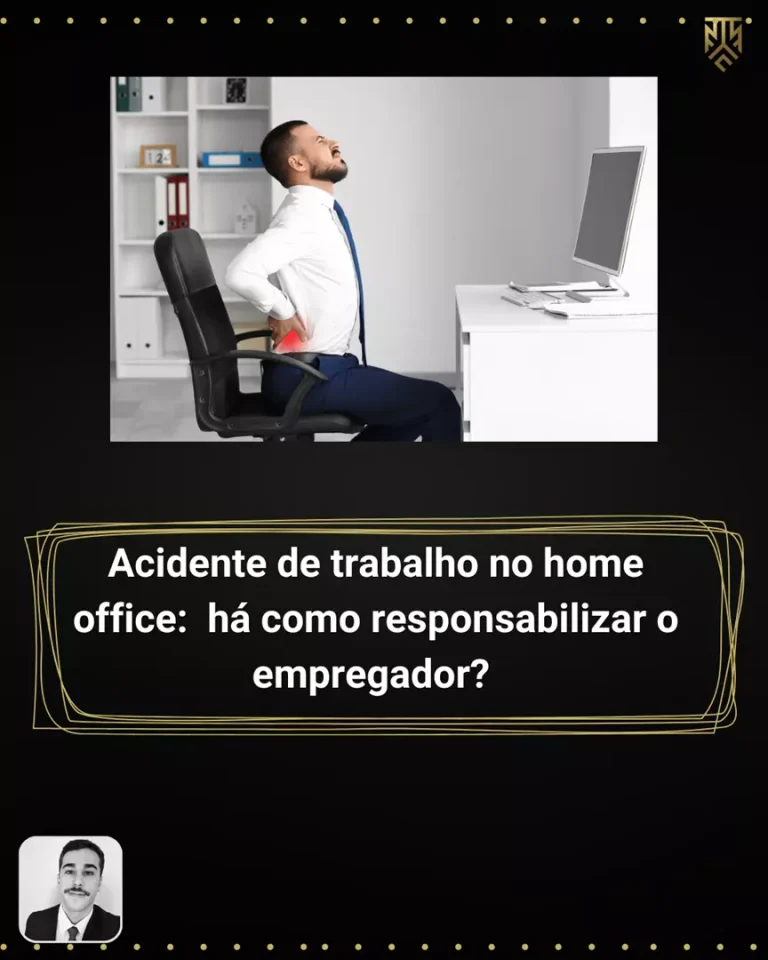 ACIDENTE DE TRABALHO NO HOME OFFICE: HÁ COMO RESPONSABILIZAR O EMPREGADOR?